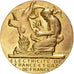 Francia, medalla, Électricité de France et gaz de France, Bronce dorado