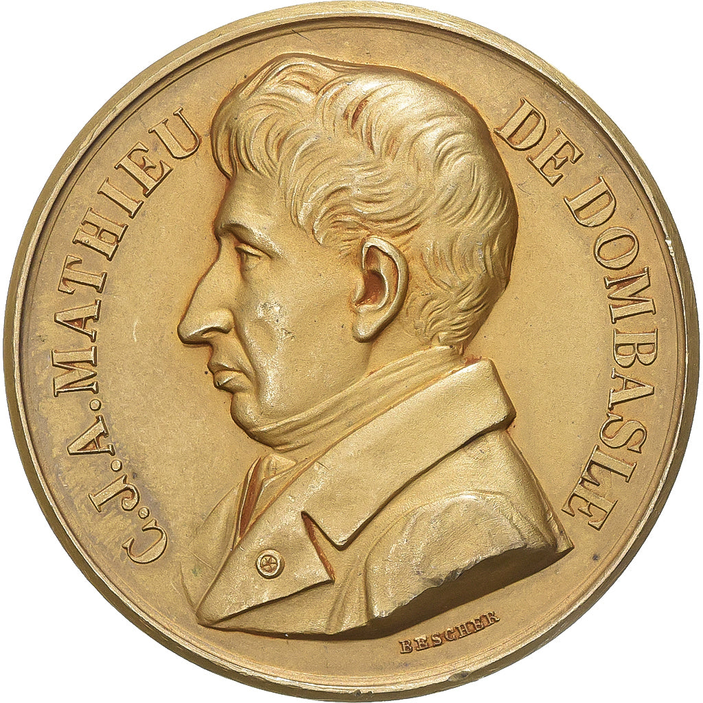 France, Medal, Mathieu de Dombasle, Société d'Agriculture de Meurthe-et