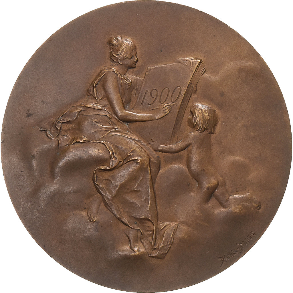 Frankreich, Medaille, Monnaie de Paris, Exposition Universelle, 1900, Bronze