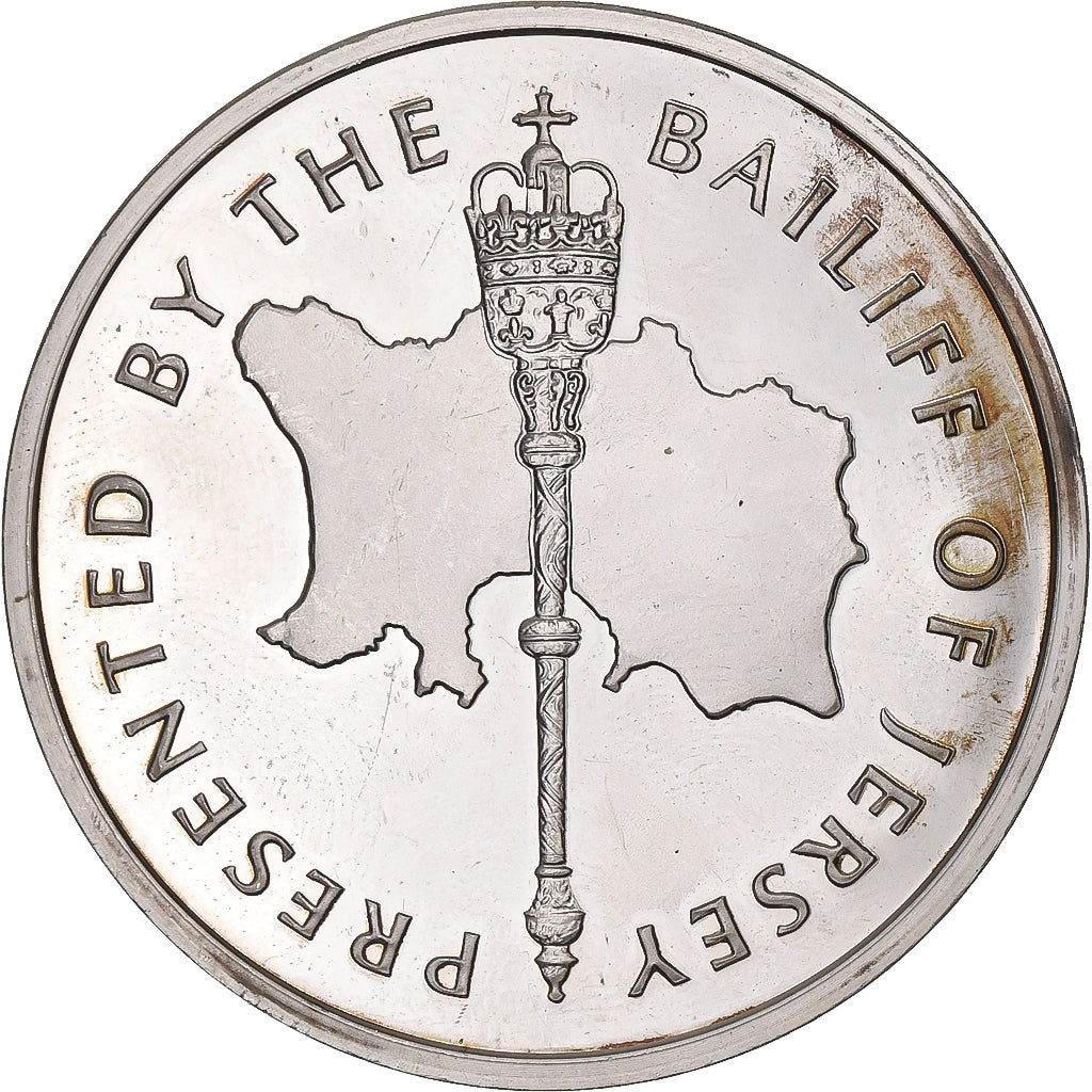 Jersey, Medaille, Presented by the Bailiff of Jersey, Silber, VZ