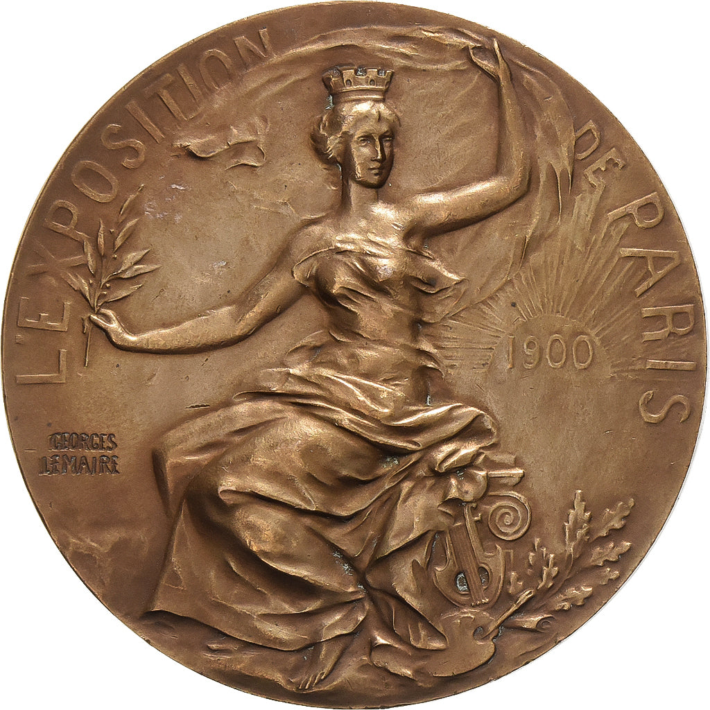 Frankreich, Medaille, Exposition de Paris, 1900, Bronze, Lemaire, VZ