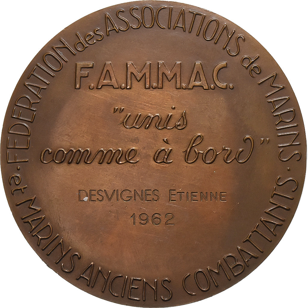 Francia, medaglia, F.A.M.M.A.C, Associations de Marins, 1962, Bronzo, Albert