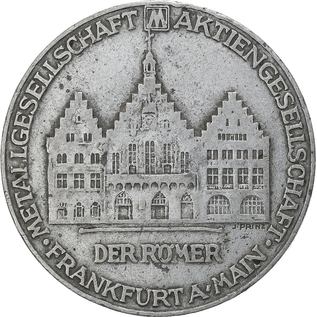 Germany, Medal, Lurgi Gesellschaften, Frankfurt am Main, 1943, Zinc, VF(30-35)