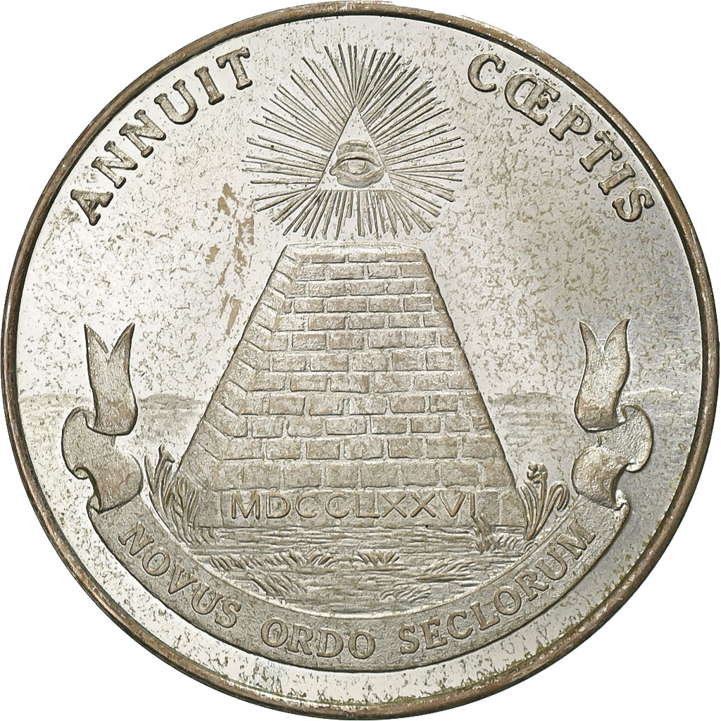 United States, Medal, great Seal, Silvered bronze, AU(55-58)