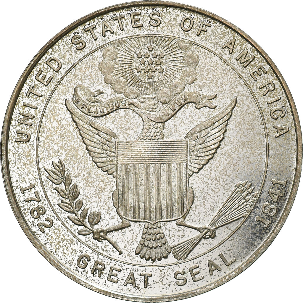 United States, Medal, great Seal, Silvered bronze, AU(55-58)