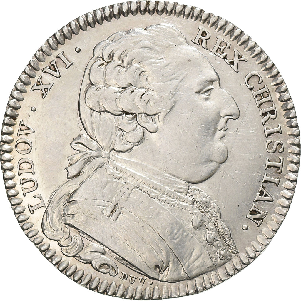 France, Token, Louis XVI, États de Bretagne, Rennes, 1788, Silver, Duvivier