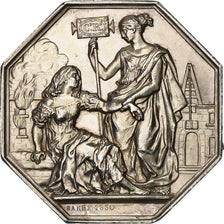 France, Jeton, Compagnie royale d'assurance, 1817, Argent, TTB+, Barre