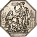 France, Jeton, Compagnie royale d'assurance, 1817, Argent, TTB+, Barre