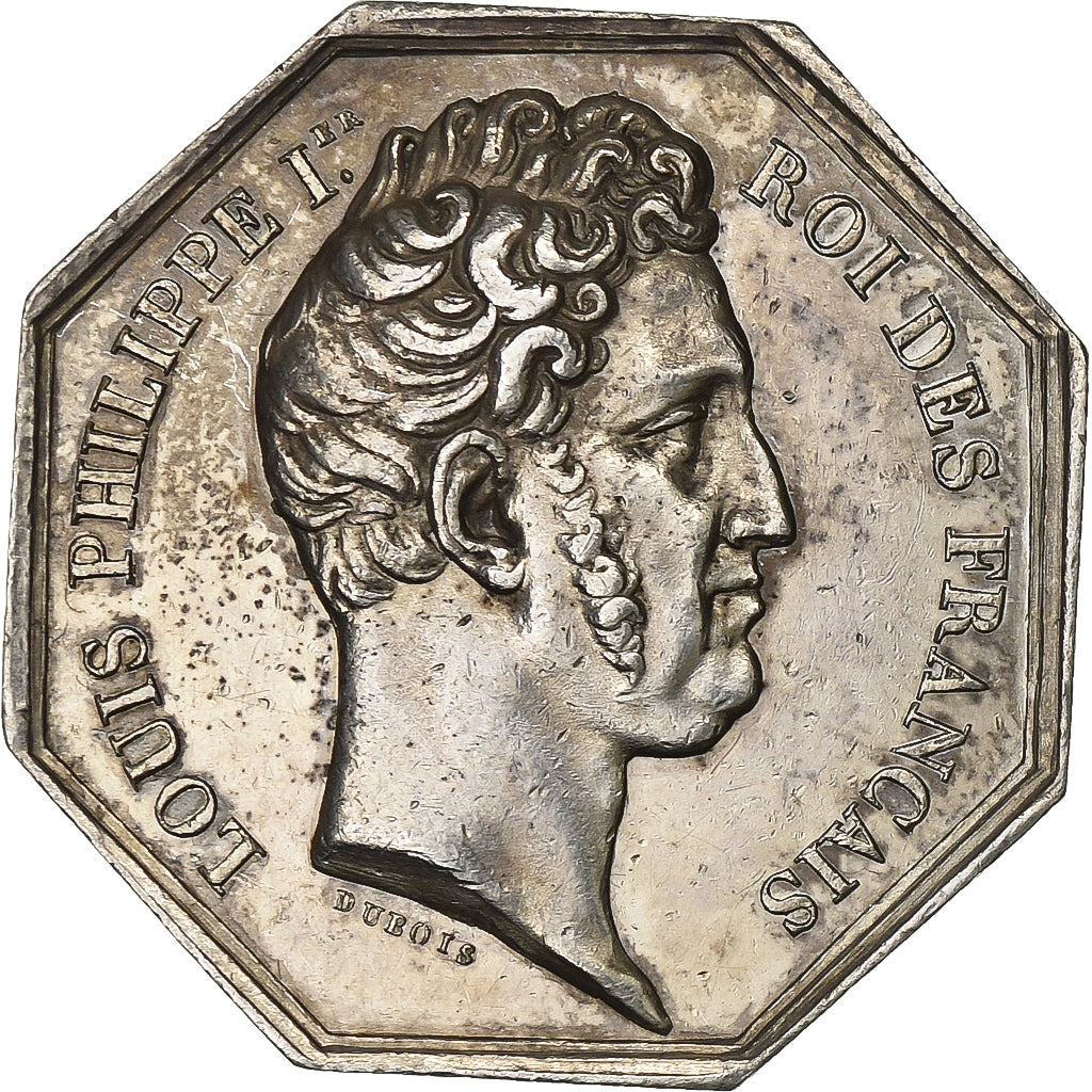 France, Jeton, Louis-Philippe Ier, Chambre de Commerce de Lille, Argent, TTB+