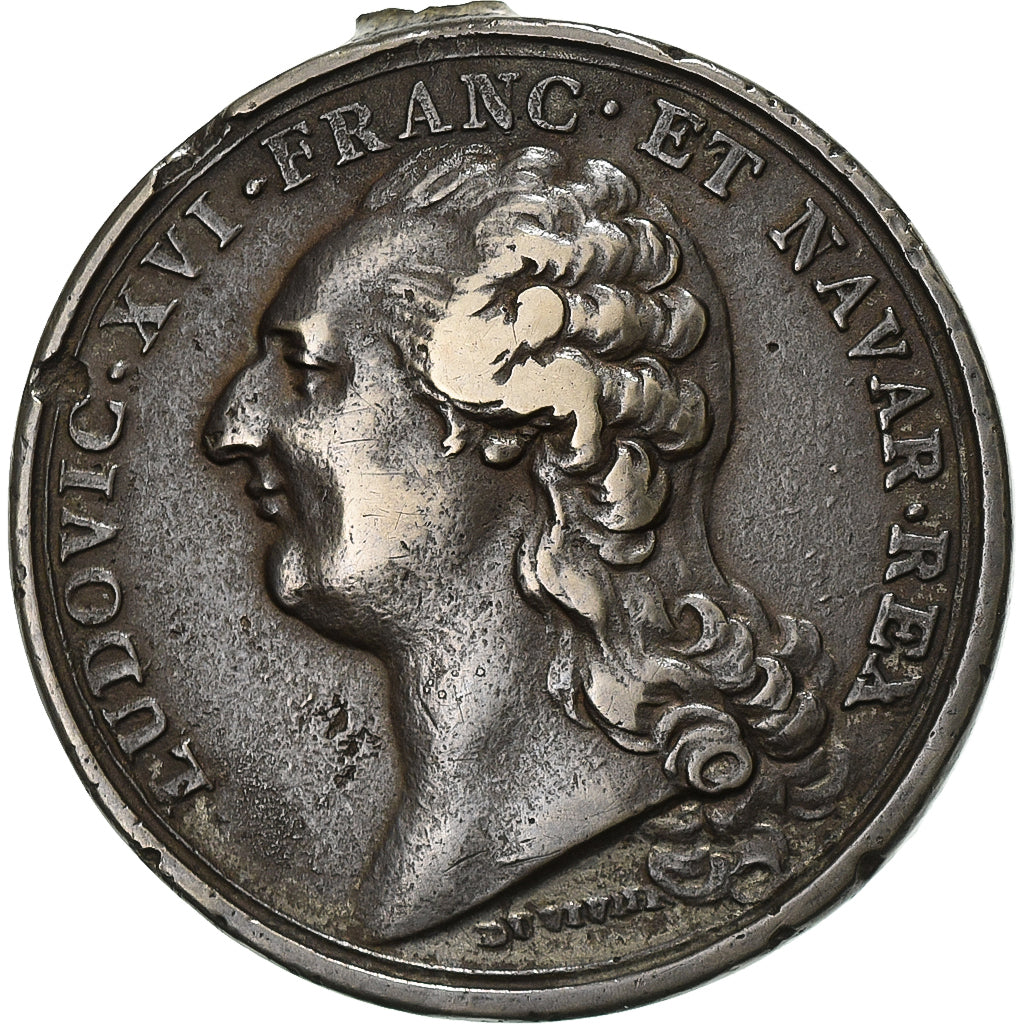 France, Jeton, Louis XVI, Académie royale de Peinture et de Sculpture, n.d.