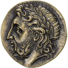 Francia, ficha, Reproduction, Tétradrachme de Macédoine, n.d., Argento, SPL