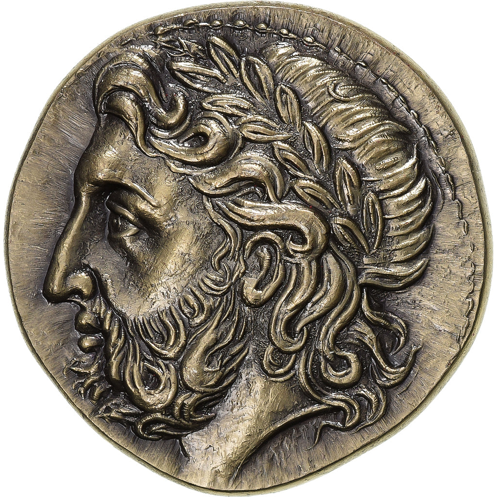 France, Médaille, Reproduction, Tétradrachme de Macédoine, n.d., Argent, SPL