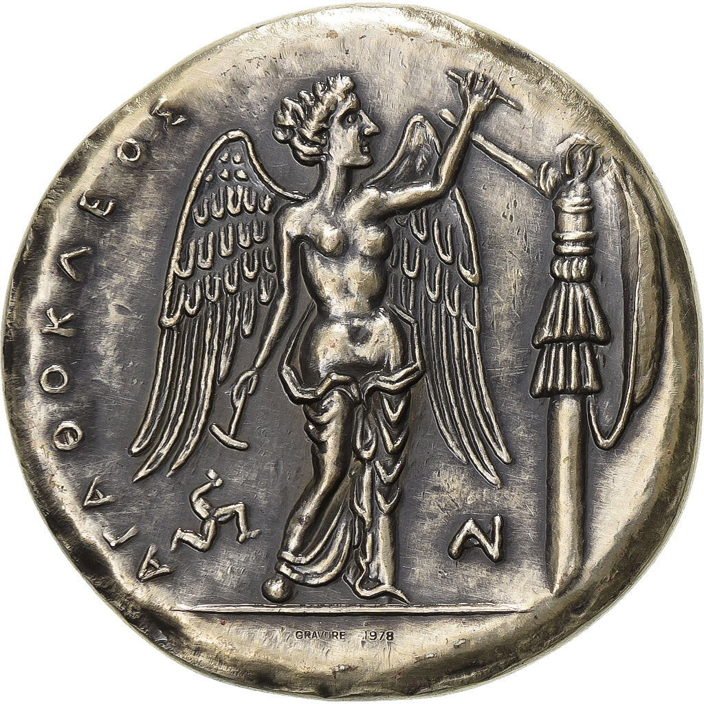 Frankreich, Medaille, Reproduction, Tétradrachme Syracuse, Sicile, n.d.
