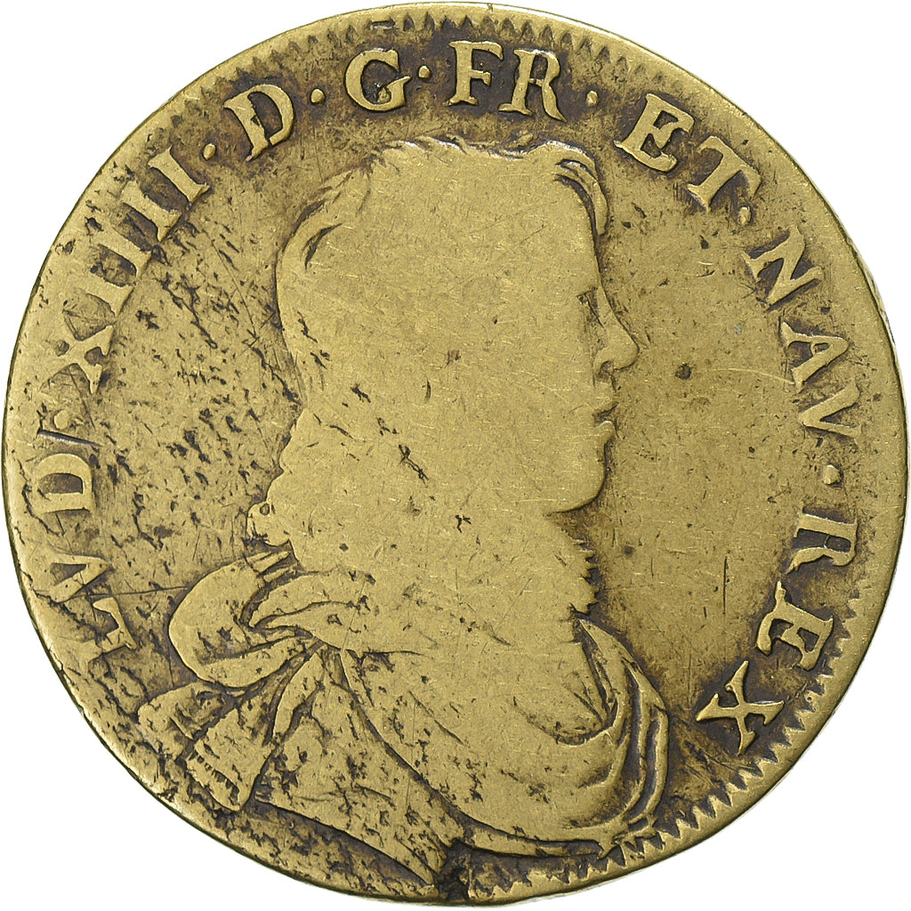 France, Token, Louis XIV, Brass, VF(20-25)