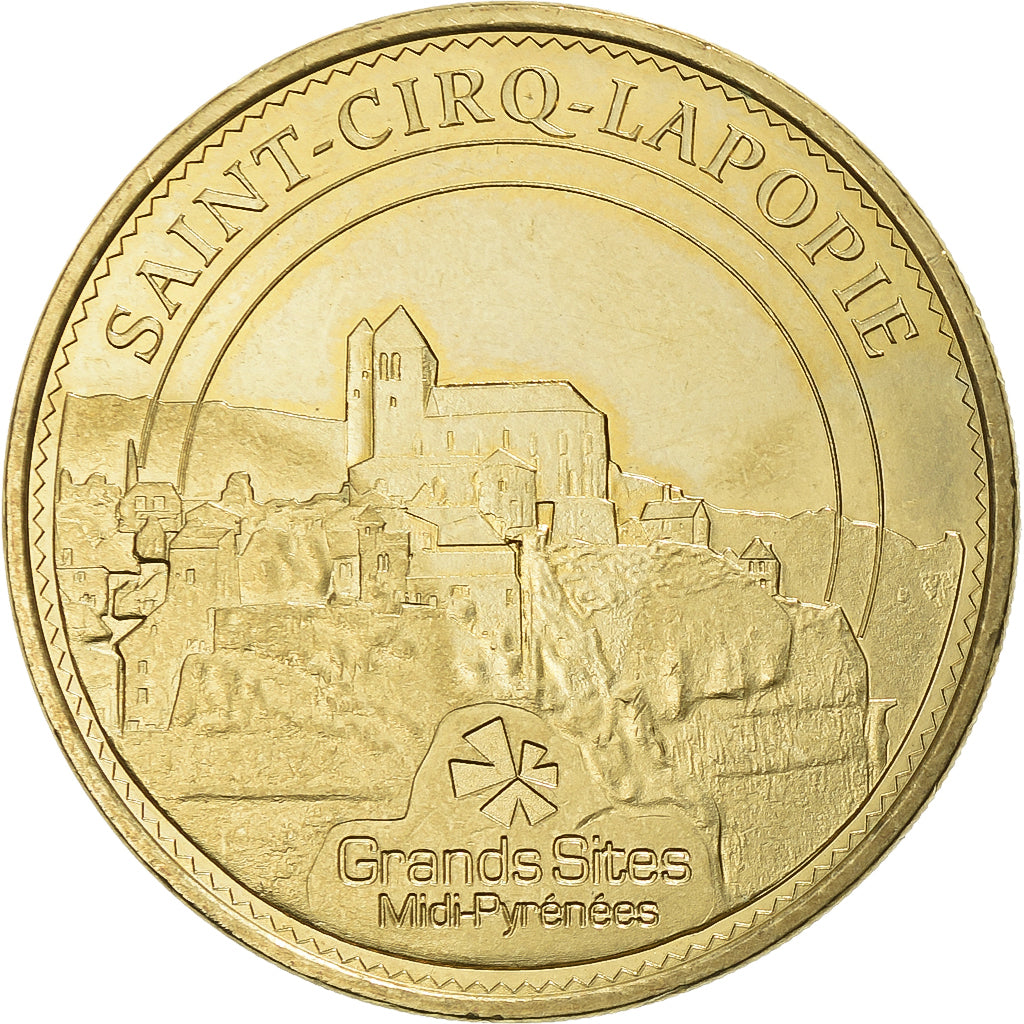 France, Token, 46/ Saint-Cirq-Lapopie - Grand site, 2015, Copper-nickel
