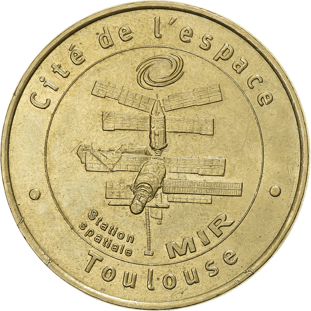France, Jeton, Toulouse -  Cité de l'Espace, 1999, Cupro-nickel Aluminium, TTB