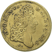 France, Token, Louis XIV Le Grand, Brass, VF(30-35)