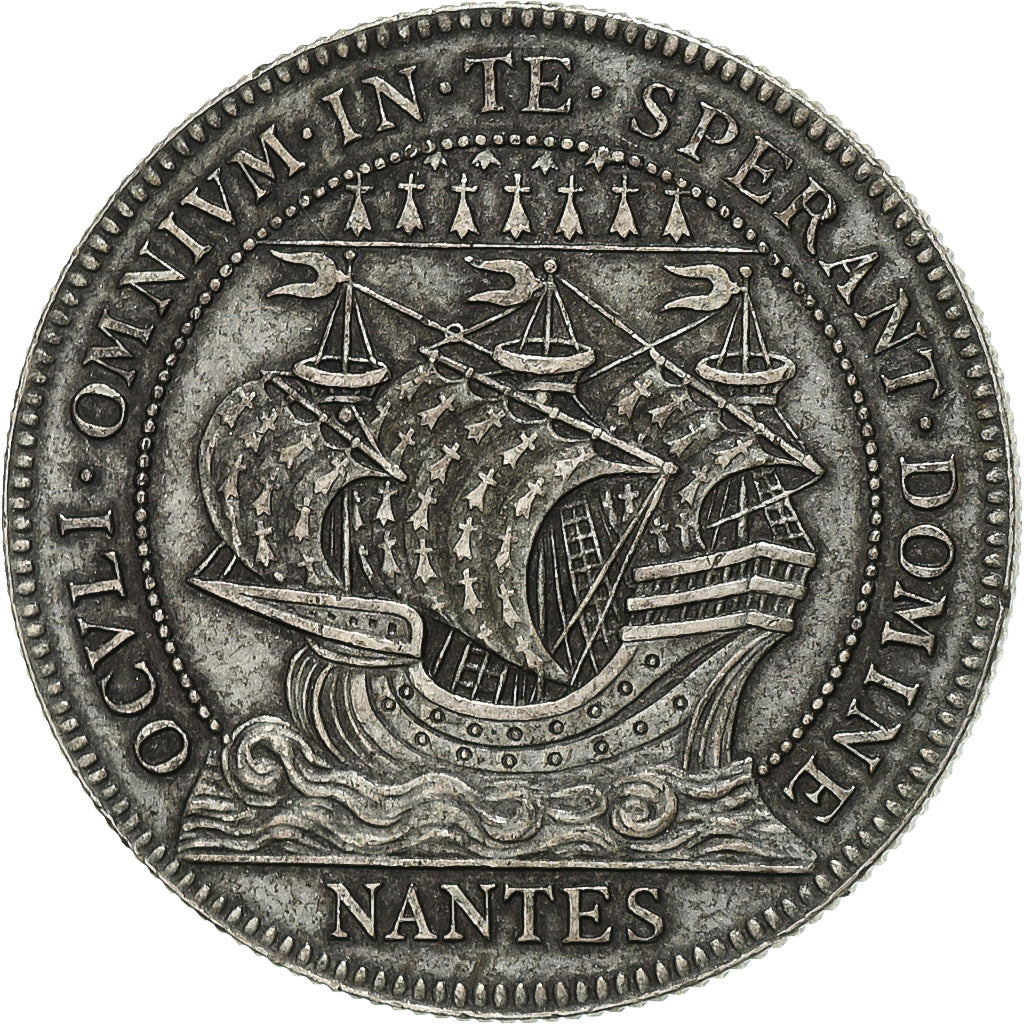 France, Token, Chambre de Commerce de Nantes, Silver, AU(50-53)