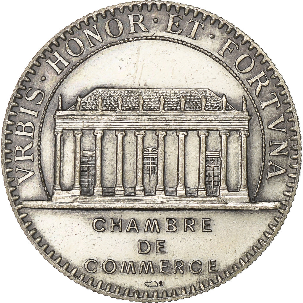 France, Token, Chambre de Commerce de Nantes, Silver, MS(65-70)