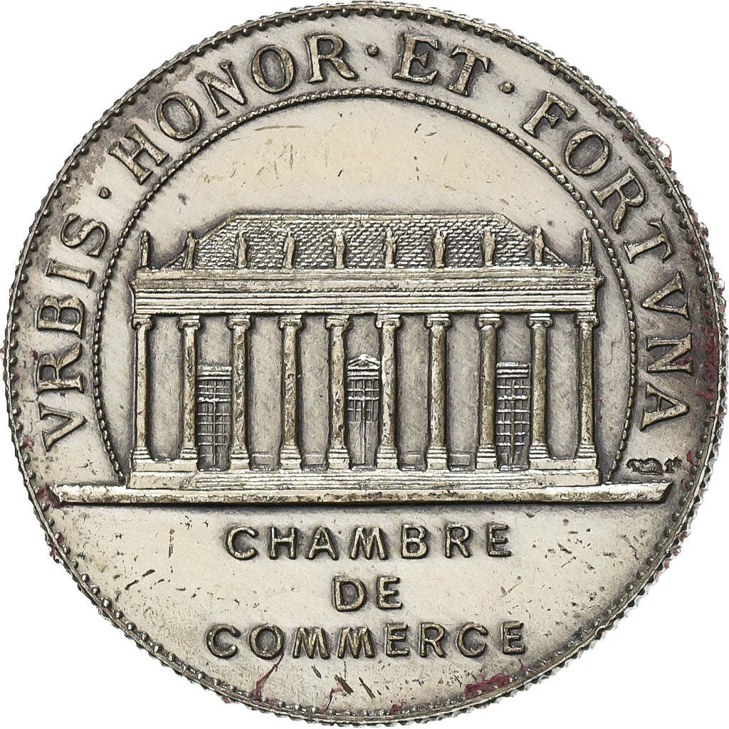 França, Token, Chambre de Commerce de Nantes, Prata, AU(50-53)