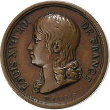 Francja, Quinaire, Louis XVII, Mort de Louis XVII, 1795, Miedź, Depaulis