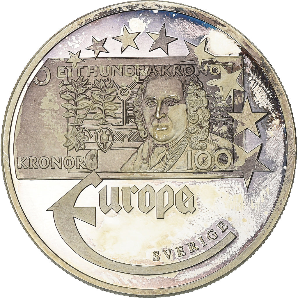 France, Medal, 1997, Silver, Sweden, AU(55-58)