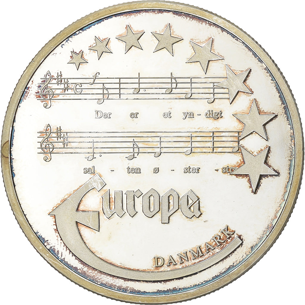 France, Medal, Europa, 1997, Silver, Danmark, AU(55-58)