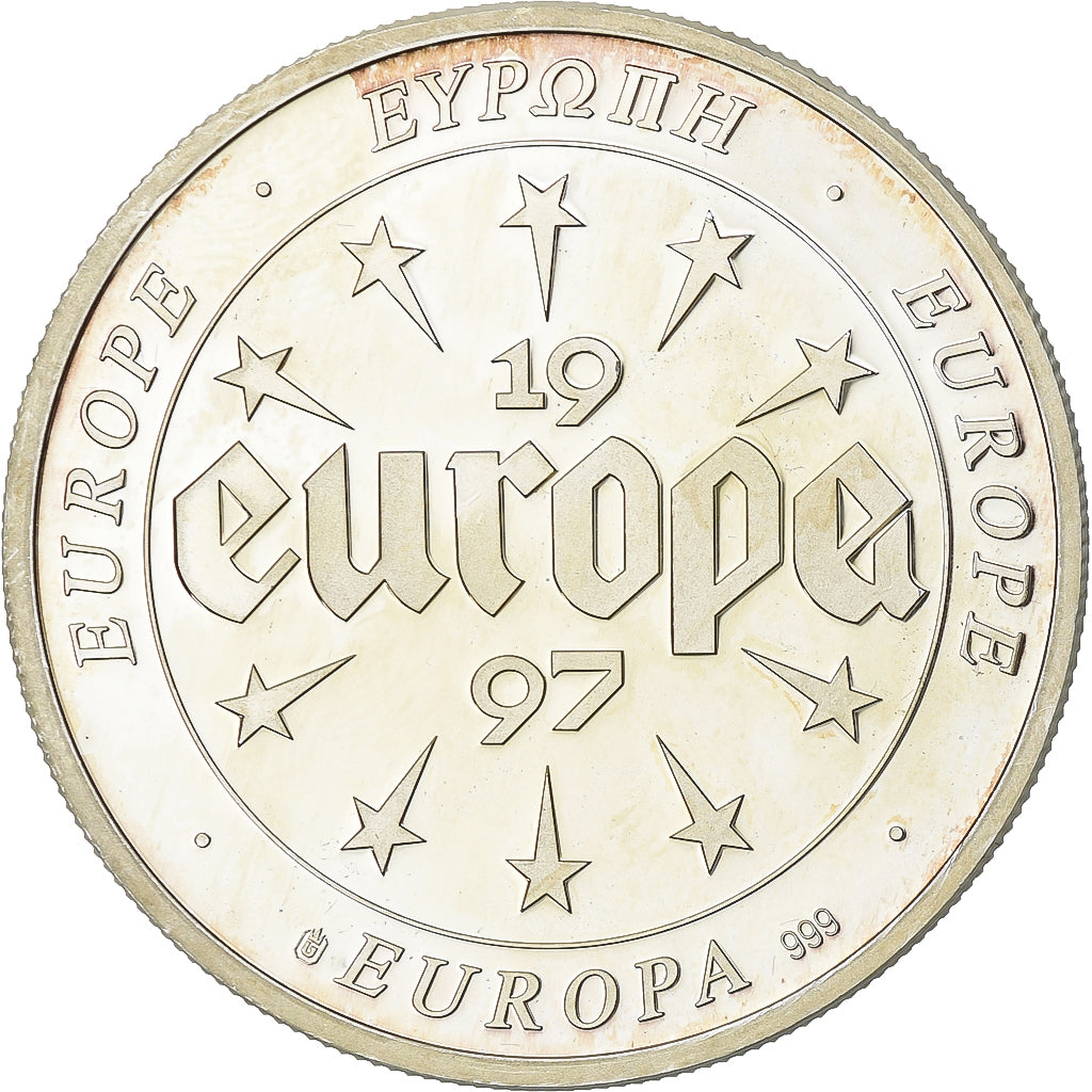 France, Médaille, Europa, 1997, Argent, SUP, Italia
