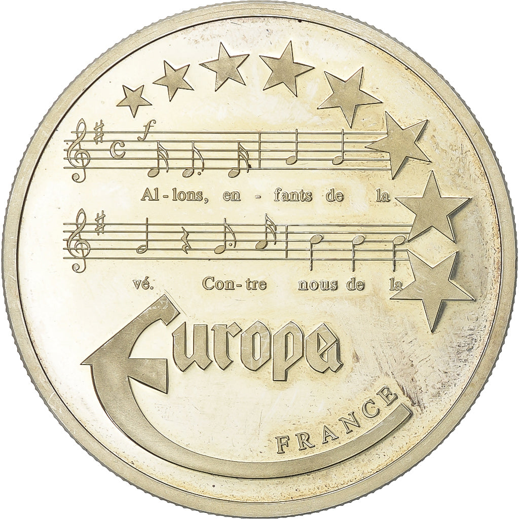 France, Medal, Europa, 1997, Silver, FRANCE, AU(55-58)