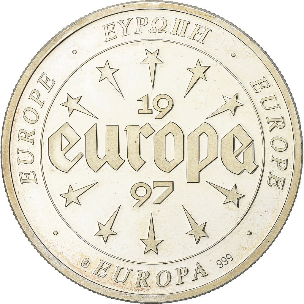 France, Medal, Europa, 1997, Silver, FRANCE, AU(55-58)