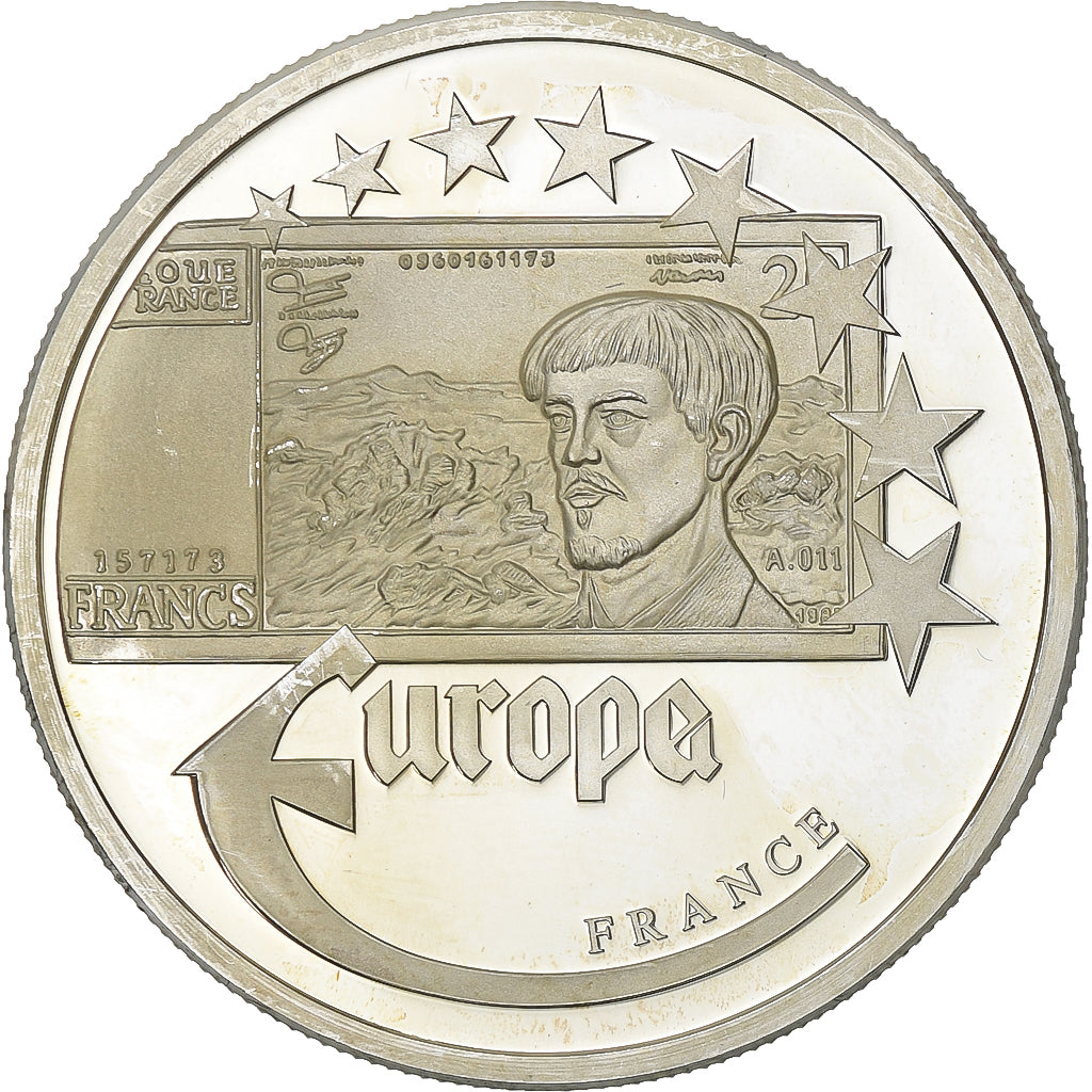 France, Medal, Europa, 1997, Silver, FRANCE, AU(55-58)