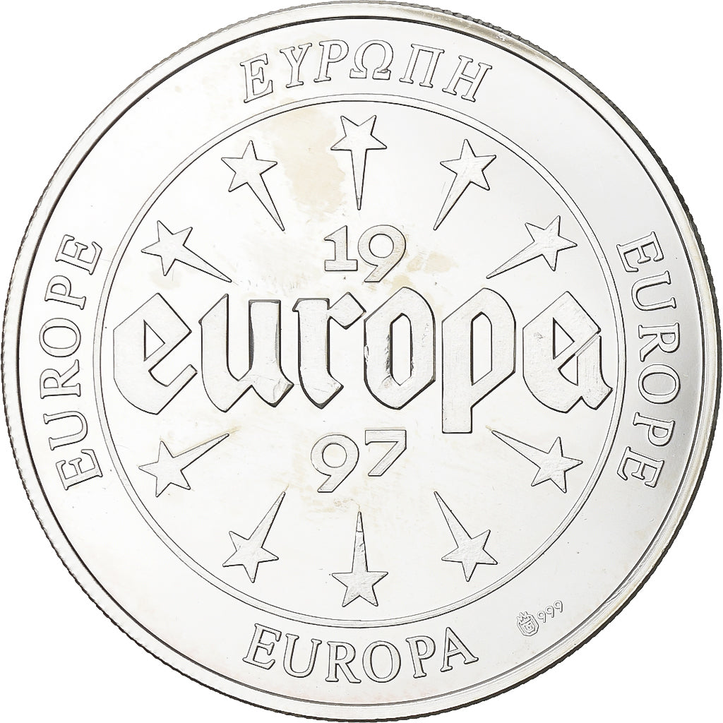 France, Medal, Europa, 1997, Silver, Espana, AU(55-58)