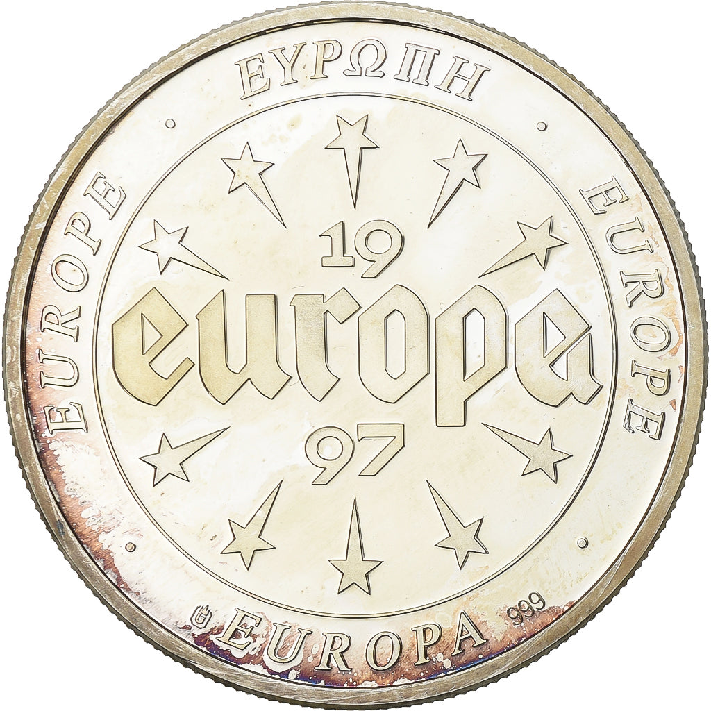 France, Médaille, Europa, 1997, Argent, SUP, Deutschland