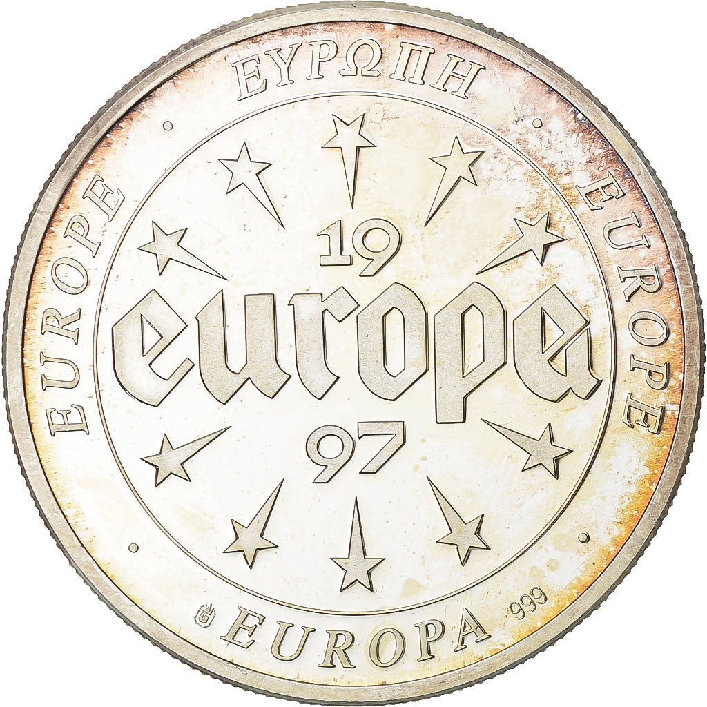 France, Médaille, Europa, 1997, Argent, SUP, Deutschland