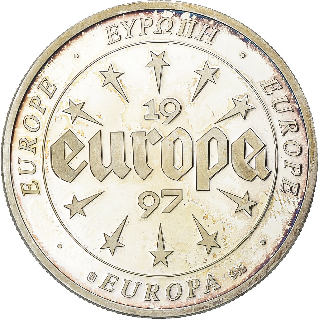 France, Médaille, Europa, 1997, Argent, SUP, Luxembourg