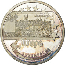 France, Medal, Europa, 1997, Silver, Luxembourg, AU(55-58)