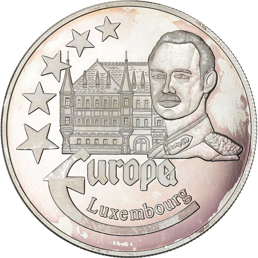 France, Medal, Europa, 1997, Silver, Luxembourg, AU(55-58)