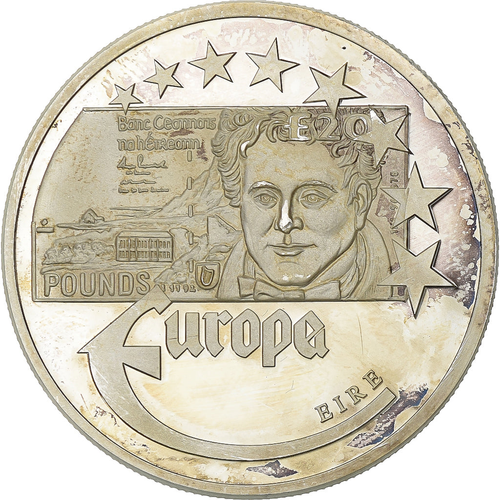France, Medal, Europa, 1997, Silver, Eire, AU(55-58)