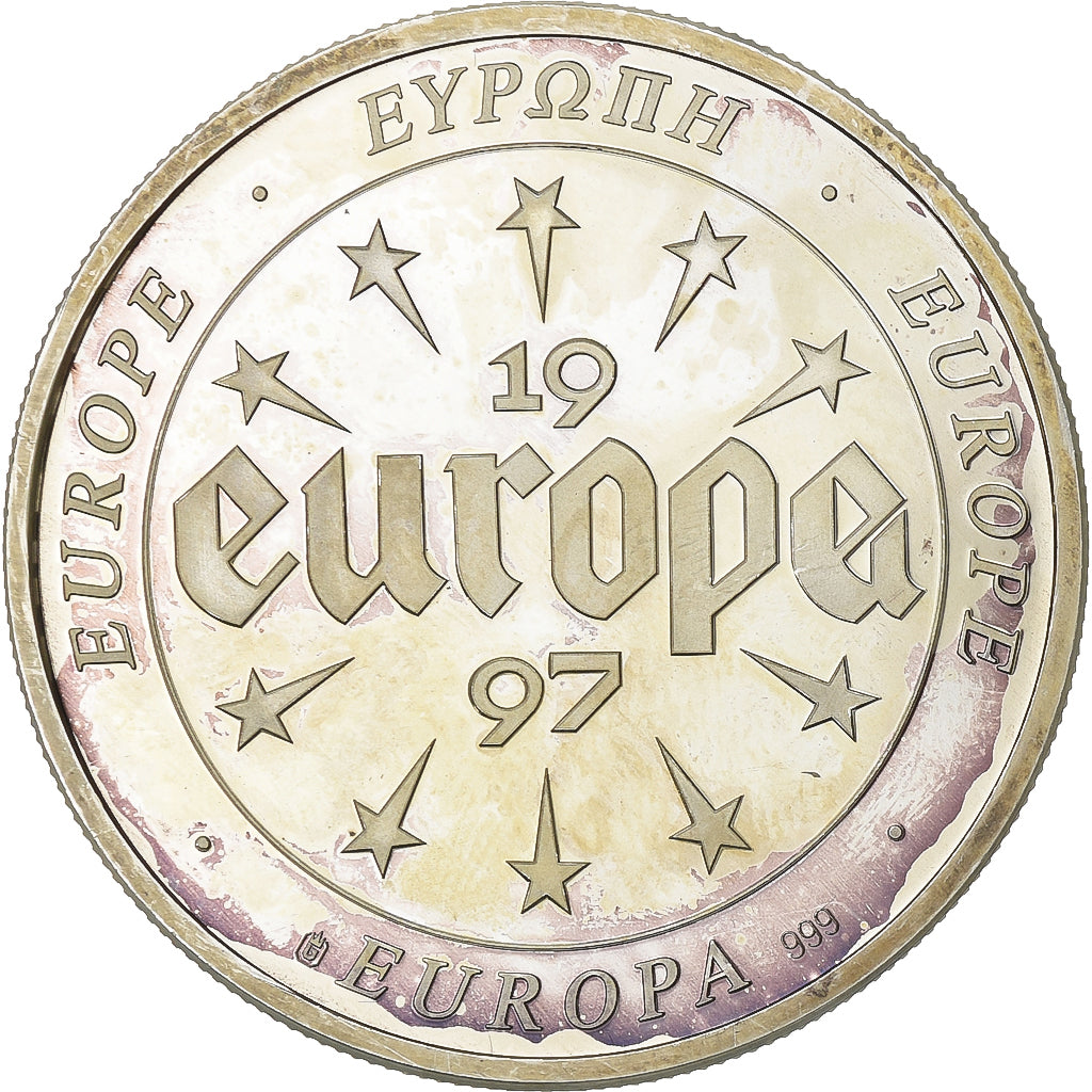 Francia, medaglia, Europa, 1997, Argento, Greece, SPL-