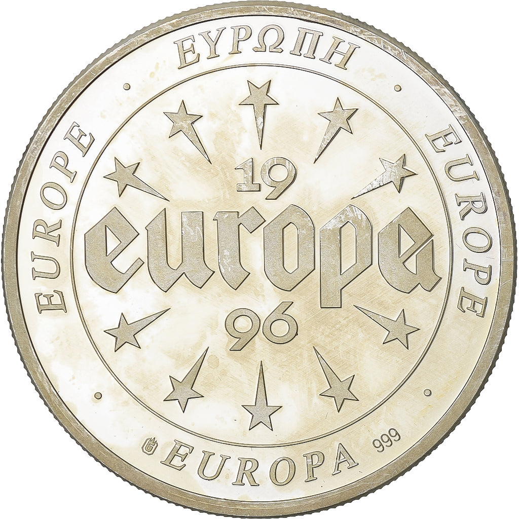 France, Medal, Europa, 1996, Silver, Danmark, AU(55-58)