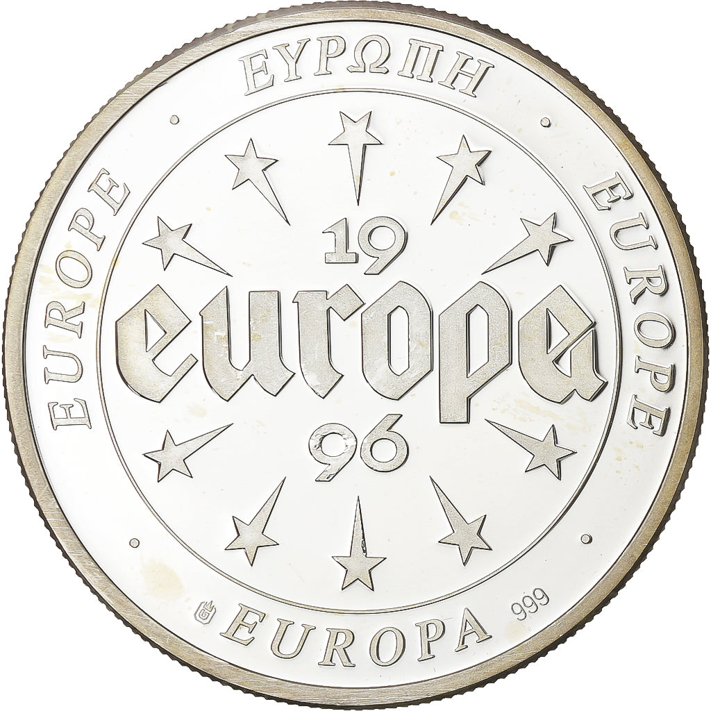 France, Medal, Europa, 1996, Silver, Nederland, AU(55-58)