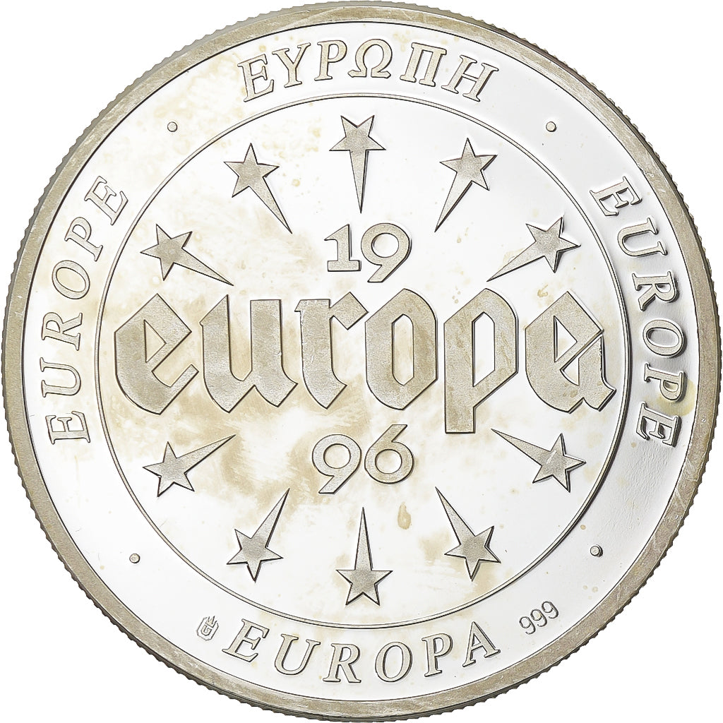 France, Medal, Europa, 1996, Silver, Great Britain, AU(55-58)