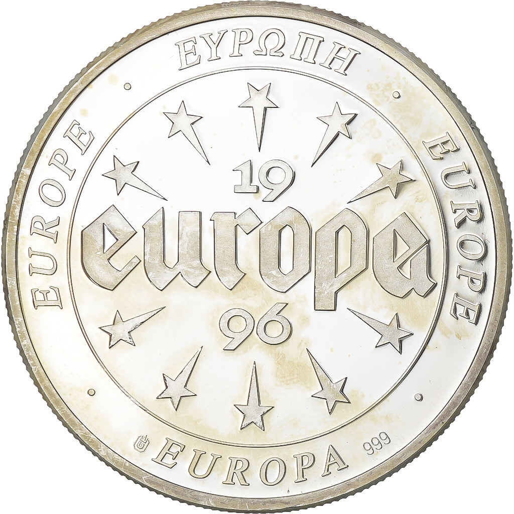 France, Medal, Europa, 1996, Silver, Luxembourg, AU(55-58)
