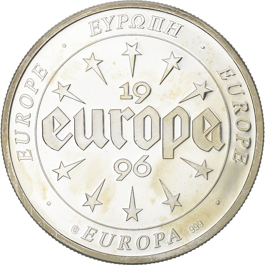 France, Medal, Europa, 1996, Silver, Deutschland, AU(55-58)