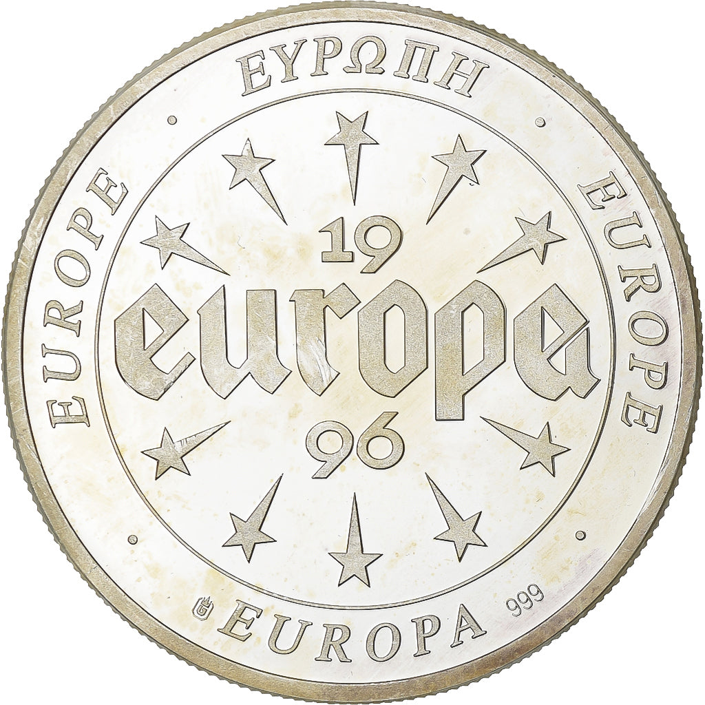 France, Medal, Europa, 1996, Silver, FRANCE, AU(55-58)
