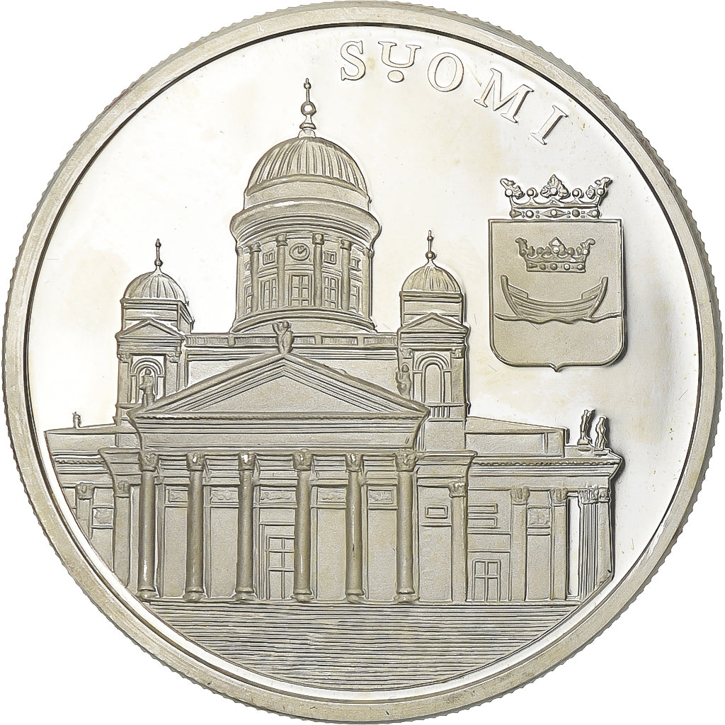 France, Medal, 1996, Silver, Finland, AU(55-58)