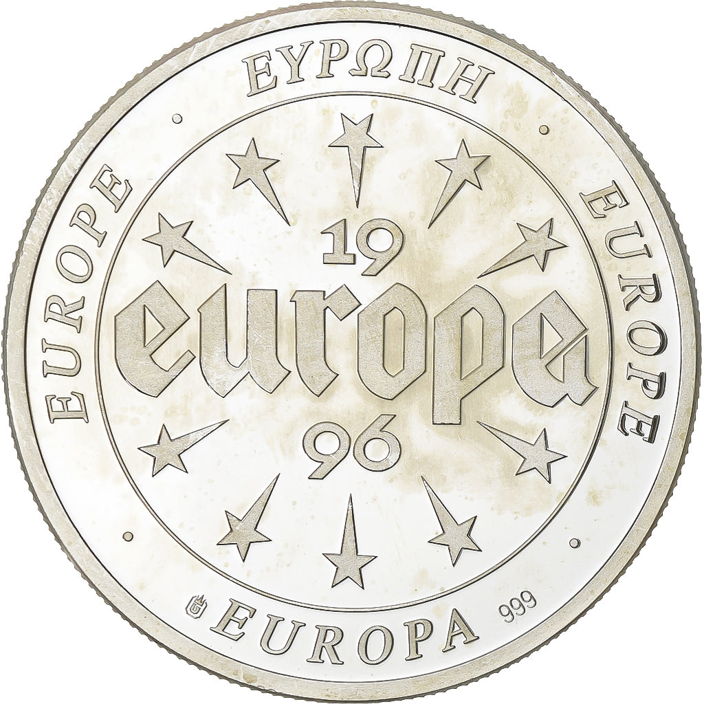 France, Medal, 1996, Silver, Finland, AU(55-58)