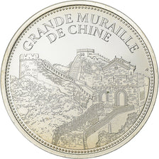France, Médaille, Merveilles du monde, Grande Muraille de Chine, Argent, FDC