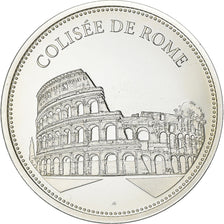 France, Medal, Merveilles du monde, Colisée de Rome, Silver, MS(65-70)