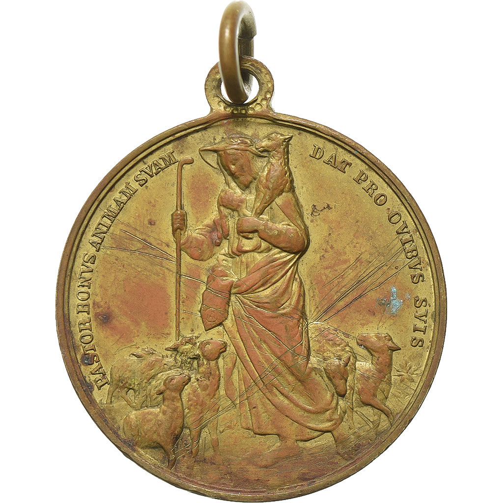 PAŃSTWO WATYKAŃSKIE, medal, Leo XIII, Miedź, VF(30-35)